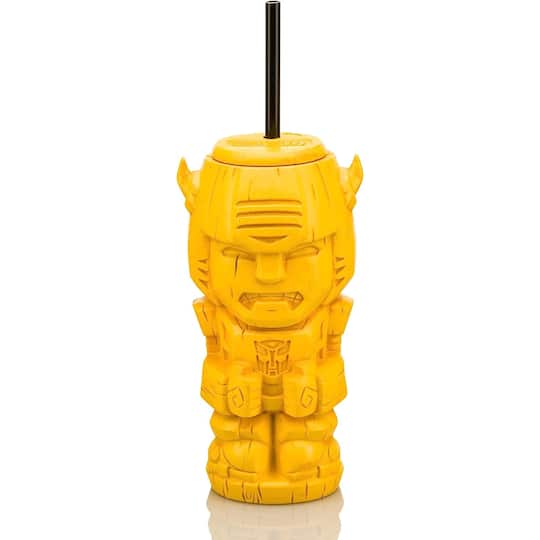 Geeki Tikis 25oz. Transformers Bumblebee Plastic Tumbler with Straw